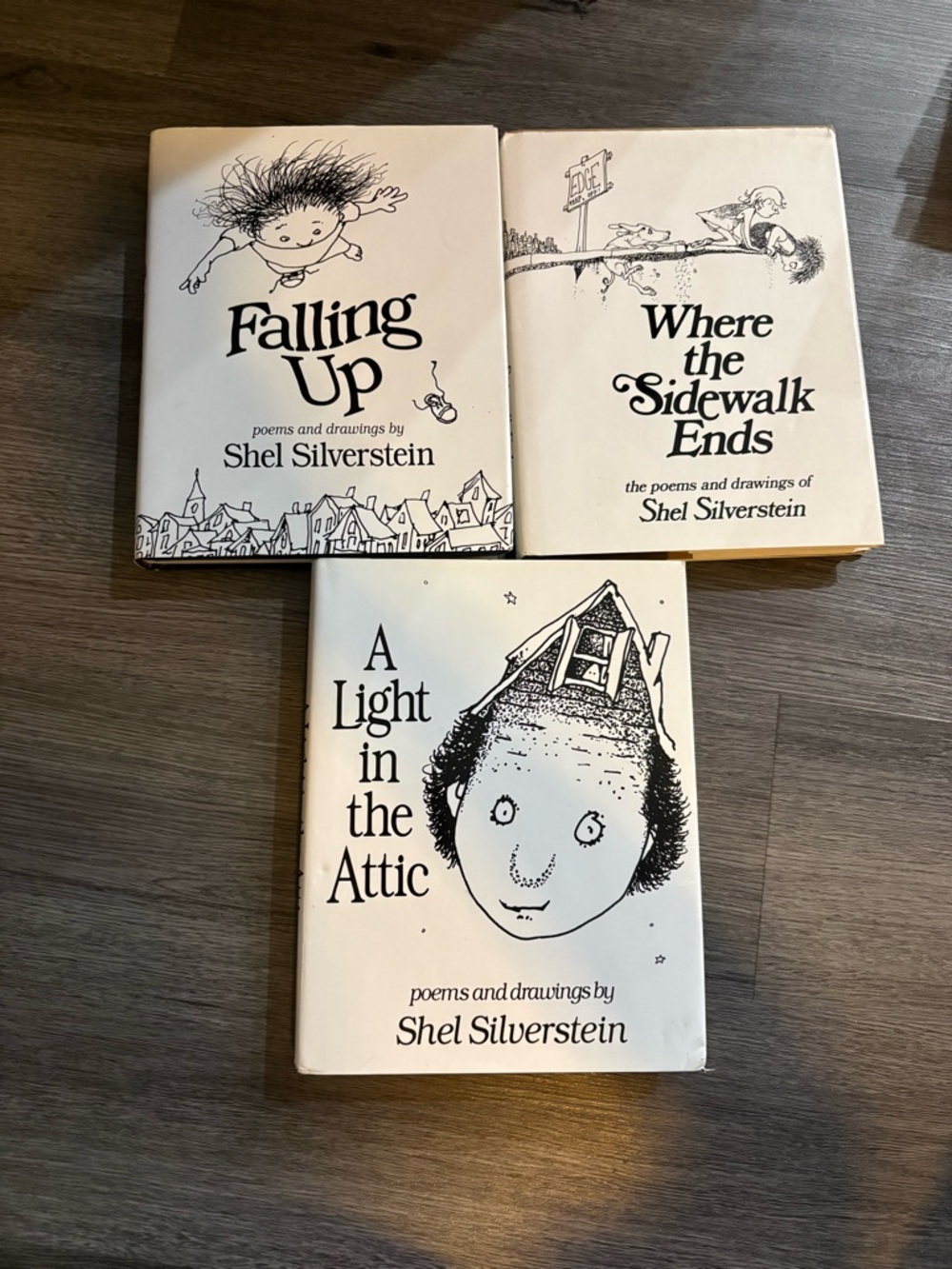 Shel Silverstein Poetry Hardcover Set - White Covers
